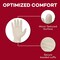 Dealmed Disposable Gloves, Latex, Powder-Free, 70, 300 PK, Beige, Size 8 787980 - alternate 2